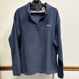 Columbia Navy Fleece Quarter-Zip Pullover
